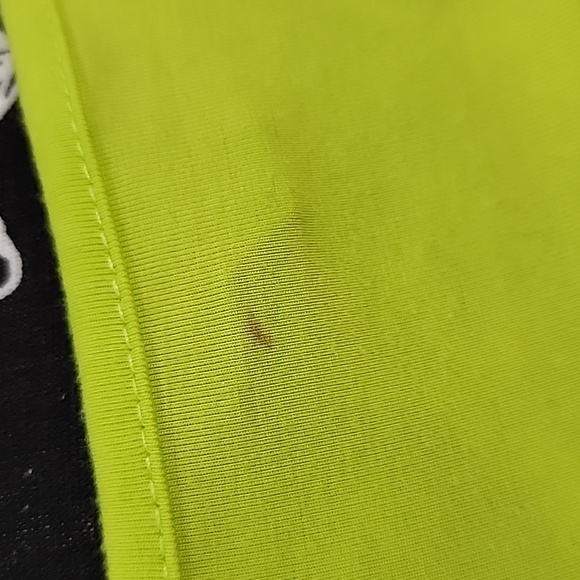 Bebe Neon Green And Teal Ruched Maxi Dress S - Picture 10 of 10